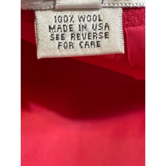 Oscar de la Renta Pink Pencil Wool Skirt with Flaw 10 - Picture 6 of 10